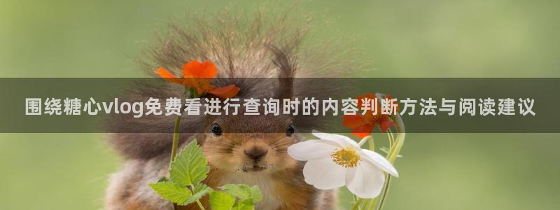 唐伯虎糖心vlog：围绕糖心vlog免费看进行查询时的内容判断方法与阅读建议
